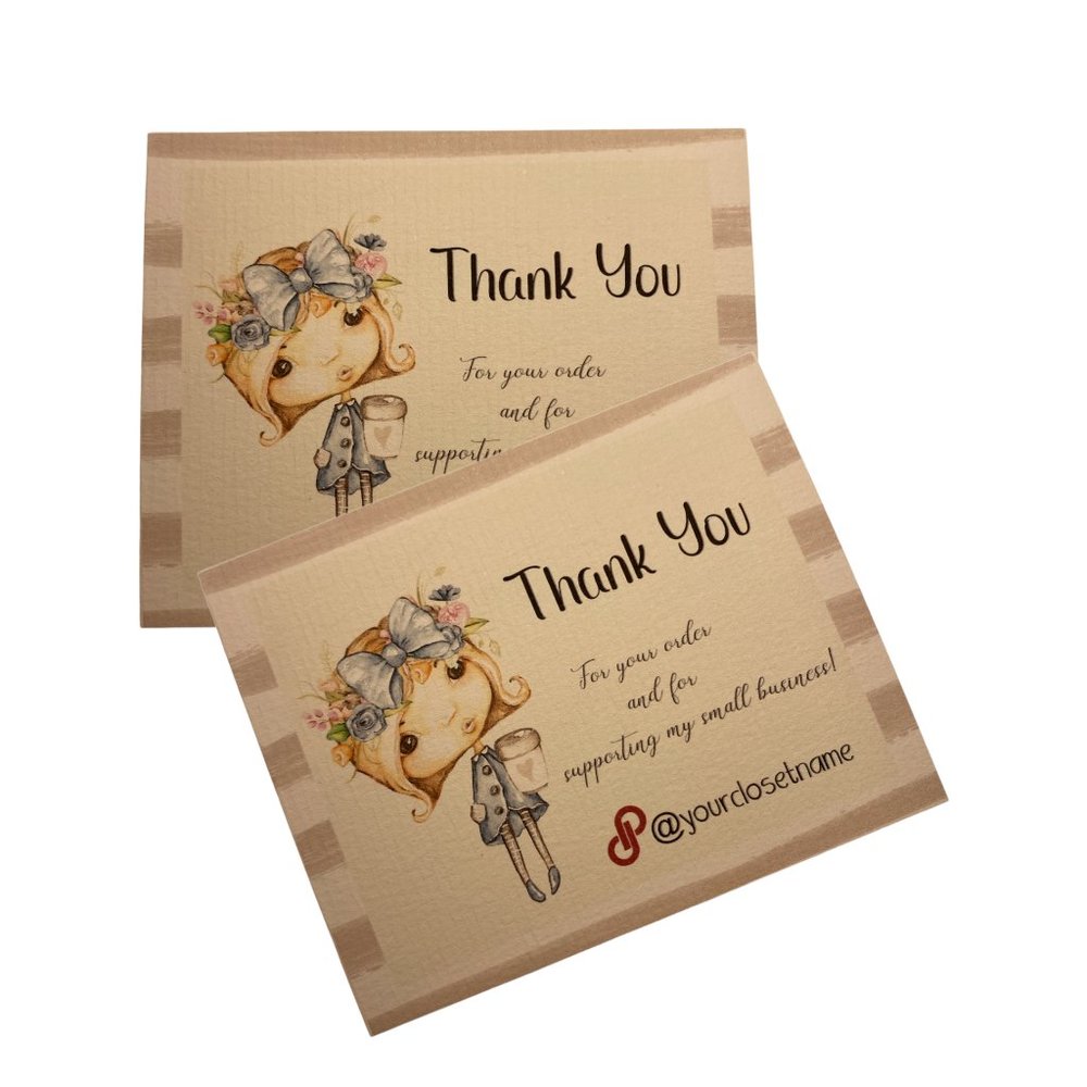 Thank You Cards For Your Shipping Packages